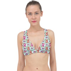 Floral Classic Banded Bikini Top