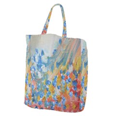 Oil-paint Giant Grocery Tote by nate14shop