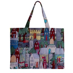 Painting Zipper Mini Tote Bag