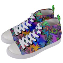 Stars Women s Mid-top Canvas Sneakers by nate14shop