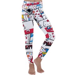 Hello-kitty-002 Kids  Lightweight Velour Classic Yoga Leggings by nate14shop