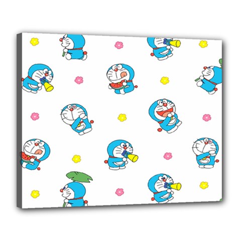 Doraemon Canvas 20  X 16  (stretched) by nate14shop