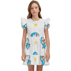 Doraemon Kids  Winged Sleeve Dress by nate14shop