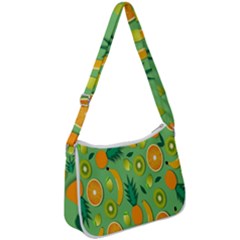 Fruits Zip Up Shoulder Bag