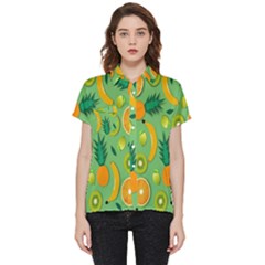 Fruits Short Sleeve Pocket Shirt by nate14shop