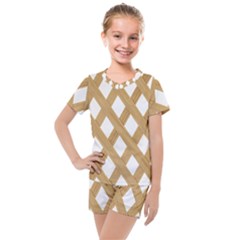 Wooden Kids  Mesh Tee And Shorts Set