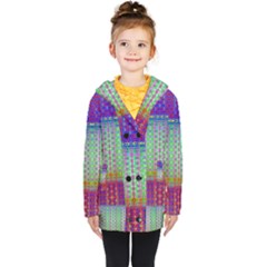 Space Explosion  Kids  Double Breasted Button Coat by Thespacecampers