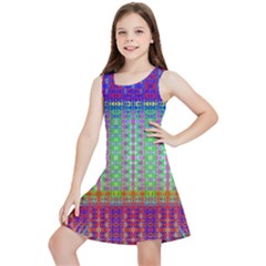 Space Explosion  Kids  Lightweight Sleeveless Dress by Thespacecampers