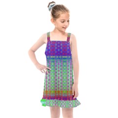 Space Explosion  Kids  Overall Dress by Thespacecampers