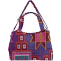 Abstrac-carpet Double Compartment Shoulder Bag View1