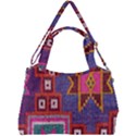 Abstrac-carpet Double Compartment Shoulder Bag View2