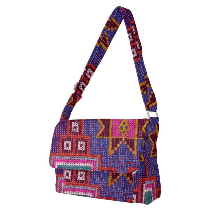 Abstrac-carpet Full Print Messenger Bag (M)