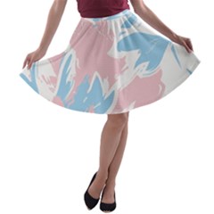 Flowers A-line Skater Skirt by nate14shop