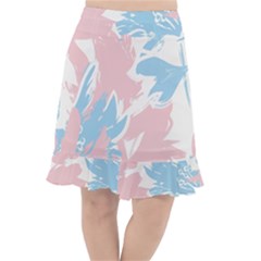 Flowers Fishtail Chiffon Skirt by nate14shop