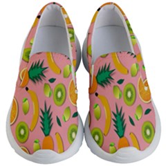 Fruits-orange Kids Lightweight Slip Ons by nate14shop