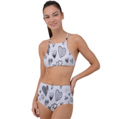 Hd-wallpaper-love-valentin Day High Waist Tankini Set by nate14shop