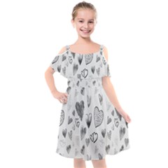 Hd-wallpaper-love-valentin Day Kids  Cut Out Shoulders Chiffon Dress by nate14shop