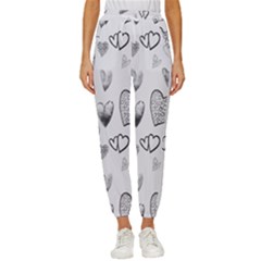 Hd-wallpaper-love-valentin Day Cropped Drawstring Pants by nate14shop