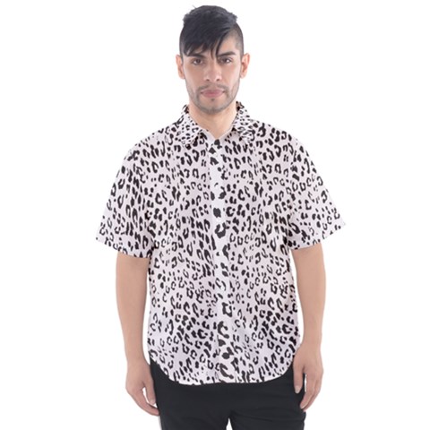 Hd-wallpaper-tiger Men s Short Sleeve Shirt by nate14shop