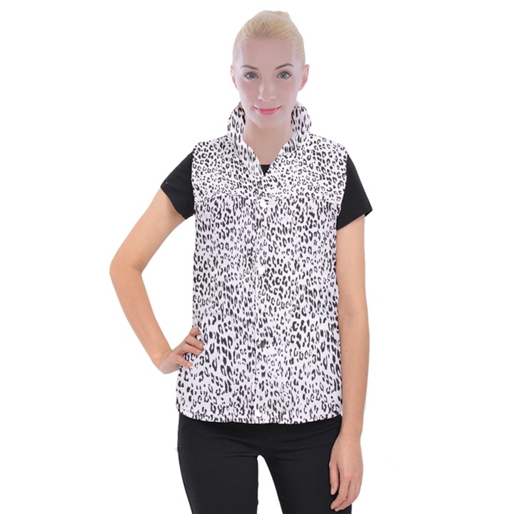 Hd-wallpaper-tiger Women s Button Up Vest