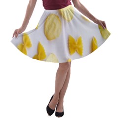 Pasta A-line Skater Skirt by nate14shop