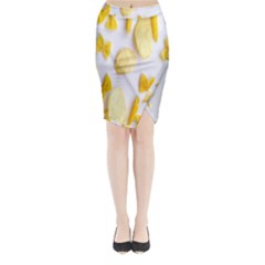 Pasta Midi Wrap Pencil Skirt by nate14shop