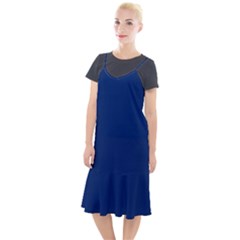 Dark Blue Camis Fishtail Dress