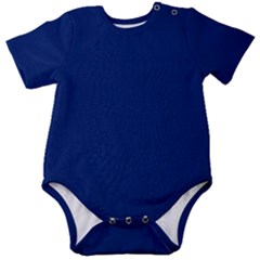 Dark Blue Baby Short Sleeve Onesie Bodysuit by nate14shop