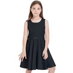 Black,elegan Kids  Skater Dress by nate14shop