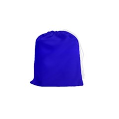 Background-blue Drawstring Pouch (small) by nate14shop