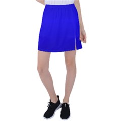 Background-blue Tennis Skirt