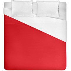 Background-red Duvet Cover (king Size) by nate14shop