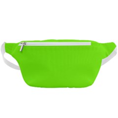 Grass-green-color-solid-background Waist Bag  by nate14shop