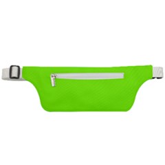 Grass-green-color-solid-background Active Waist Bag by nate14shop