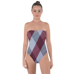 Pattern-001 Tie Back One Piece Swimsuit