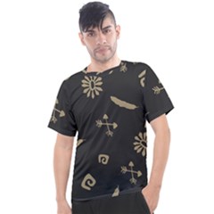 Pattern-dark Men s Sport Top by nate14shop