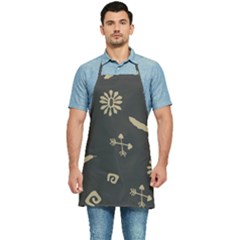 Pattern-dark Kitchen Apron by nate14shop