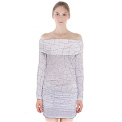  Surface  Long Sleeve Off Shoulder Dress by artworkshop