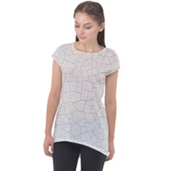  Surface  Cap Sleeve High Low Top by artworkshop