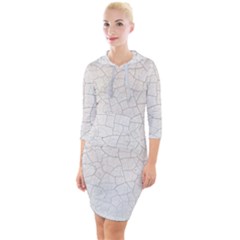  Surface  Quarter Sleeve Hood Bodycon Dress by artworkshop