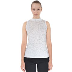  Surface  Mock Neck Shell Top by artworkshop