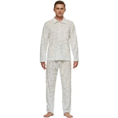  Surface  Men s Long Sleeve Velvet Pocket Pajamas Set by artworkshop