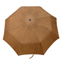 Leather Brown  Folding Umbrellas by artworkshop