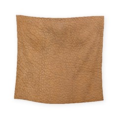 Leather Brown  Square Tapestry (small) by artworkshop