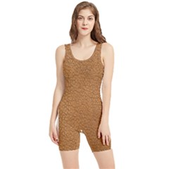 Leather Brown  Women s Wrestling Singlet by artworkshop