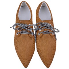 Leather Brown  Pointed Oxford Shoes by artworkshop