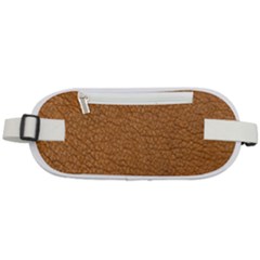 Leather Brown  Rounded Waist Pouch by artworkshop