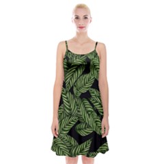  Leaves  Spaghetti Strap Velvet Dress by artworkshop