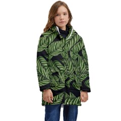  Leaves  Kid s Hooded Longline Puffer Jacket