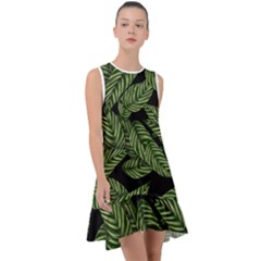  Leaves  Frill Swing Dress by artworkshop